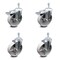 Service Caster Semi Steel Swvl TS Caster w/Roller Bearing-5"Wheels&10MM Stems-2 w/TTL BRK, 4PK SCC-TSTTL20S515-SSR-M1015-2-S-2 - alternate 1